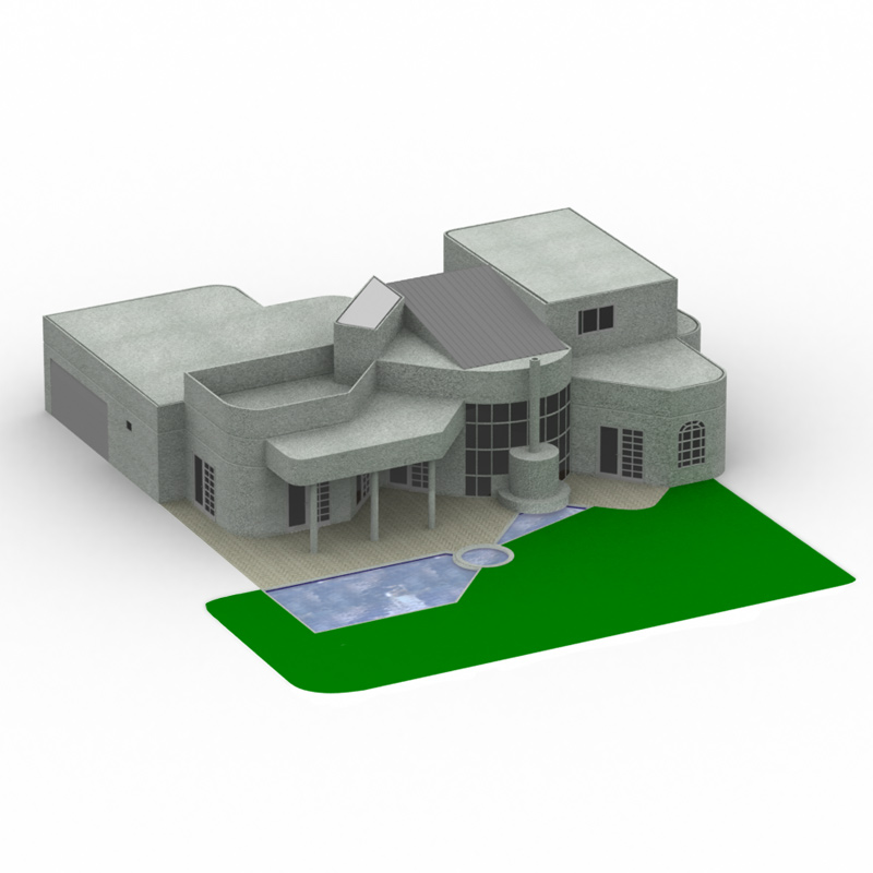 One and a Half Story Home (for Lightwave) by N/A