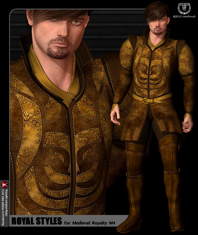ROYAL STYLES for Medieval Royalty for M4 by Xurge 3D by N/A