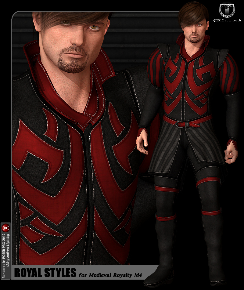 ROYAL STYLES for Medieval Royalty for M4 by Xurge 3D by N/A