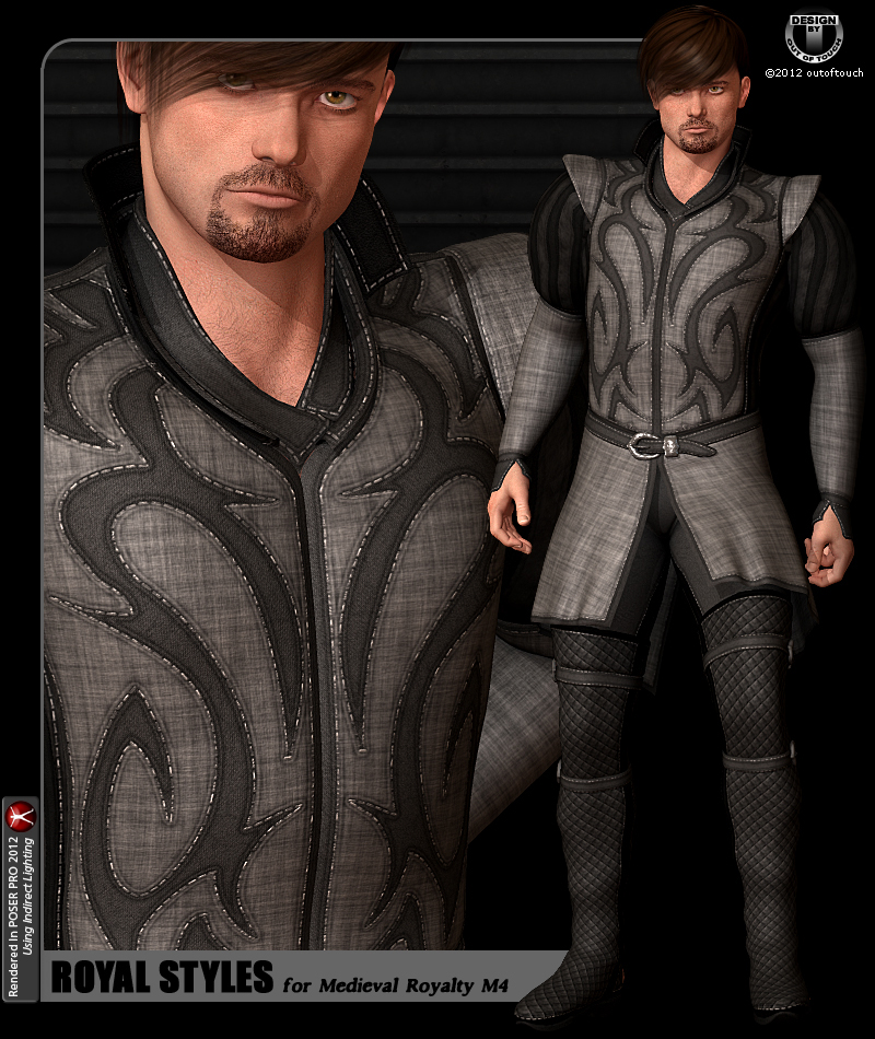 ROYAL STYLES for Medieval Royalty for M4 by Xurge 3D by N/A