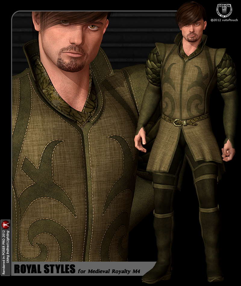 ROYAL STYLES for Medieval Royalty for M4 by Xurge 3D by N/A
