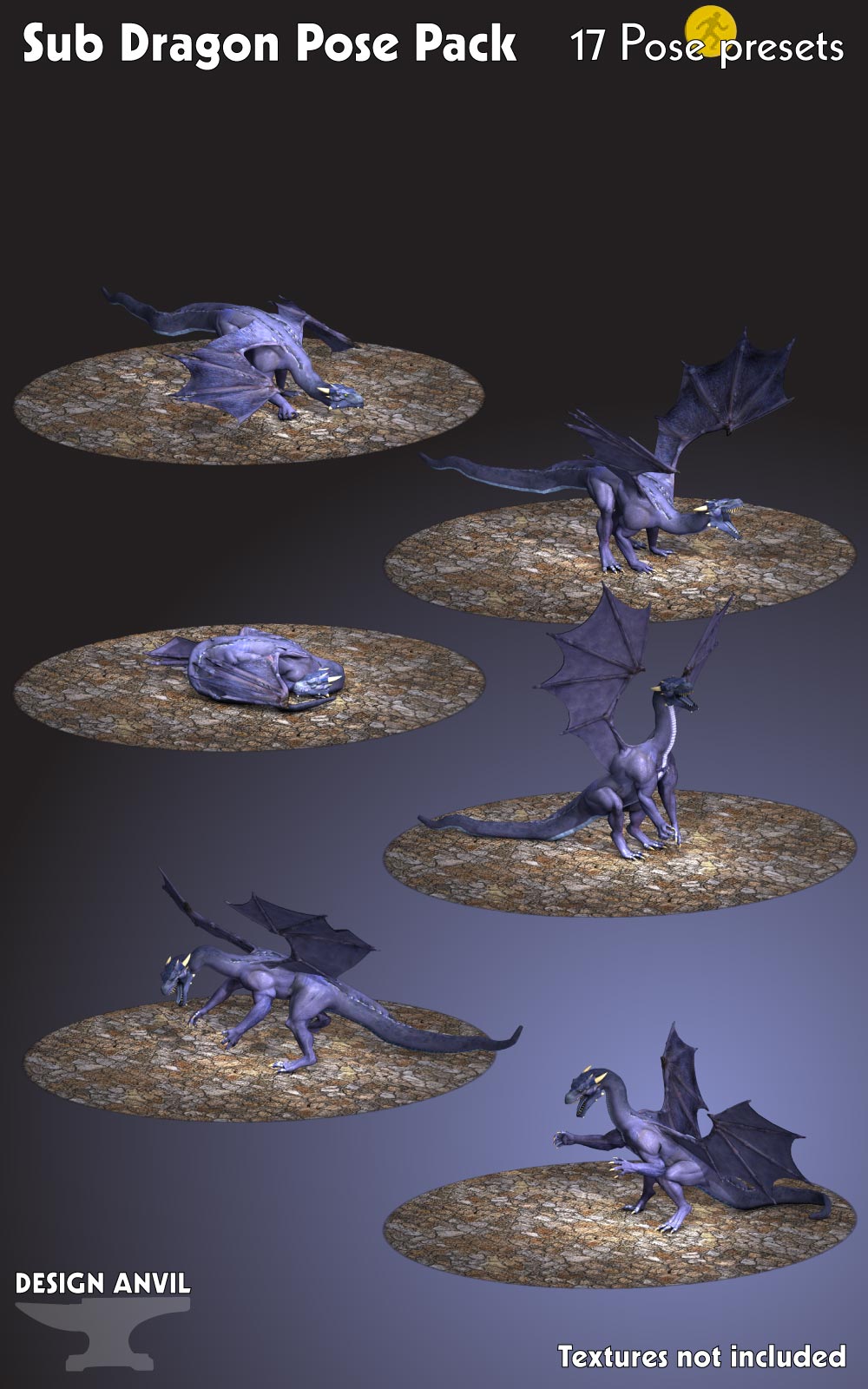 DA Subdragon Pose Pack - Poser edition by N/A