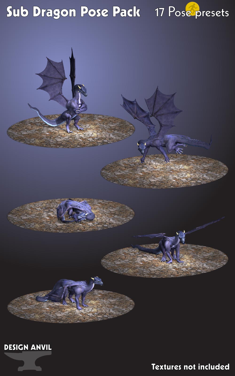 DA Subdragon Pose Pack - Poser edition by N/A