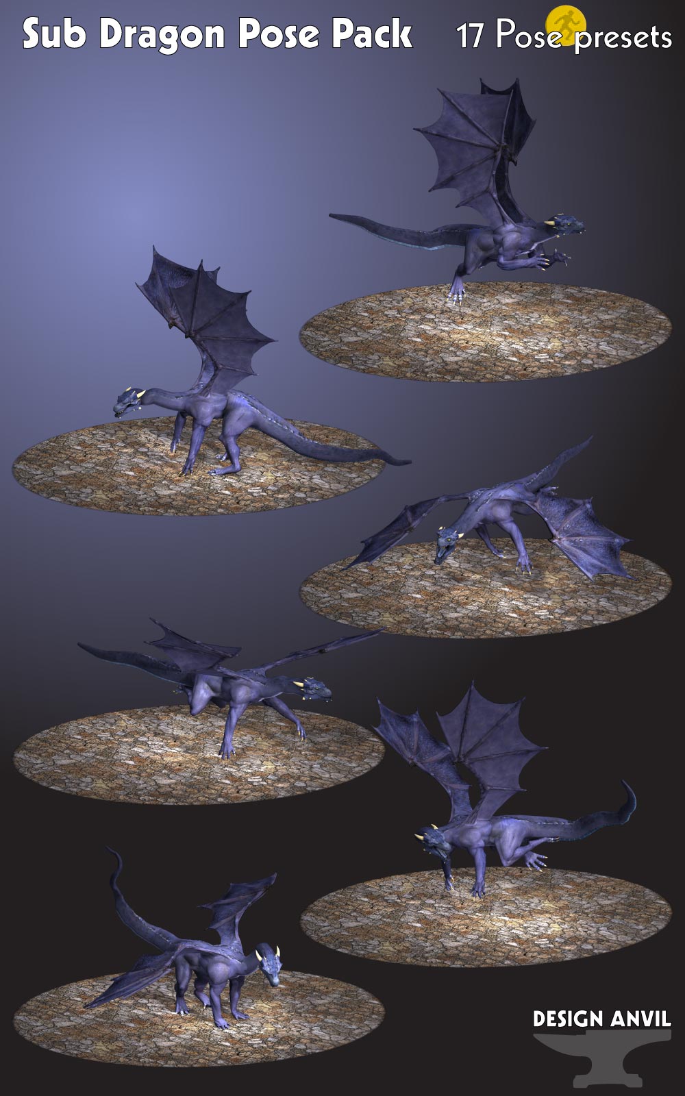 DA Subdragon Pose Pack - Poser edition by N/A