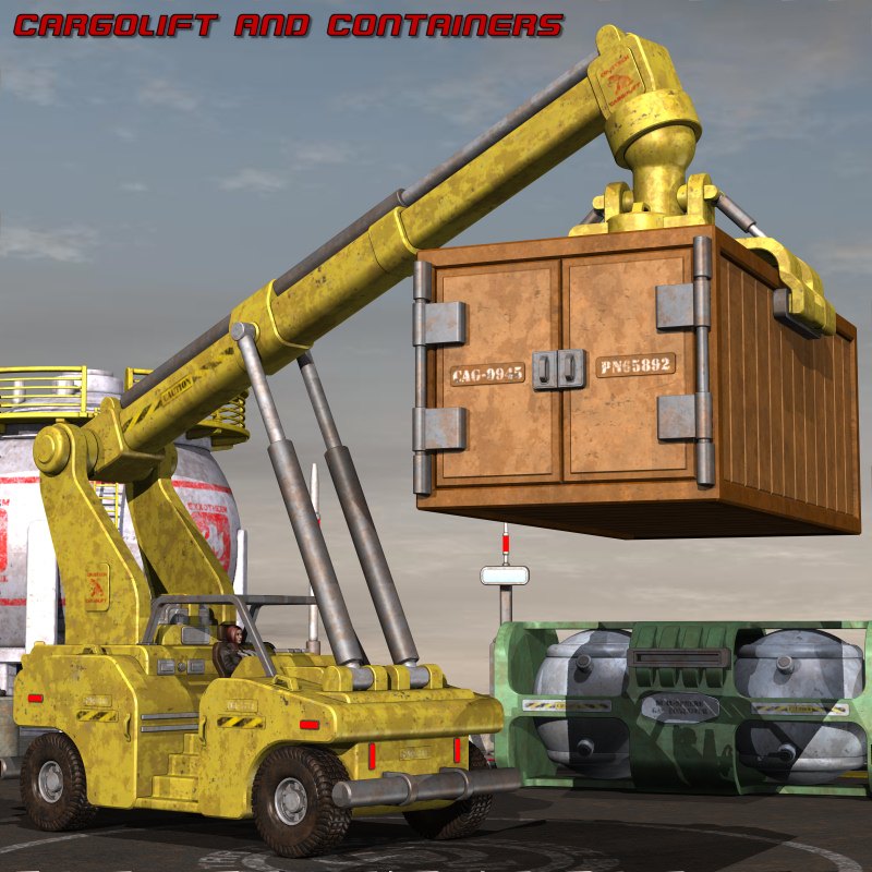 CargoLift And Containers by N/A