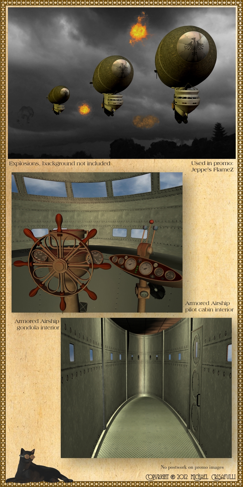Art Deco Airship by N/A