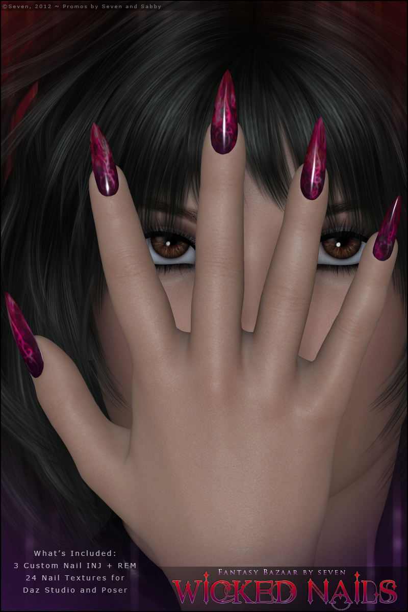 SV7 Fantasy Bazaar - Wicked  Nails by N/A