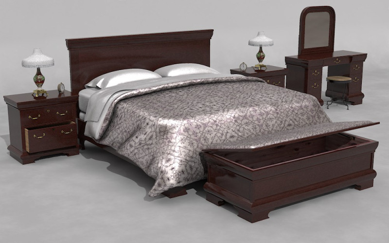 Furniture Set One, Bed by N/A