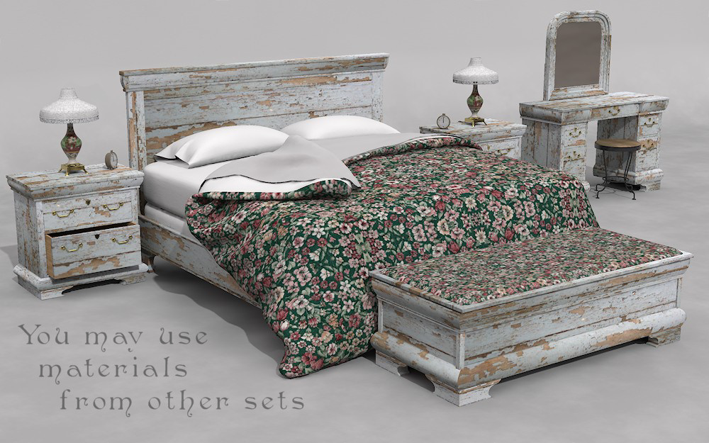 Furniture Set One, Bed by N/A