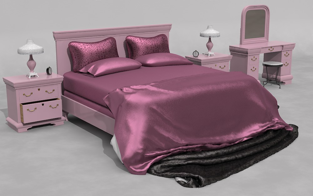 Furniture Set One, Bed by N/A