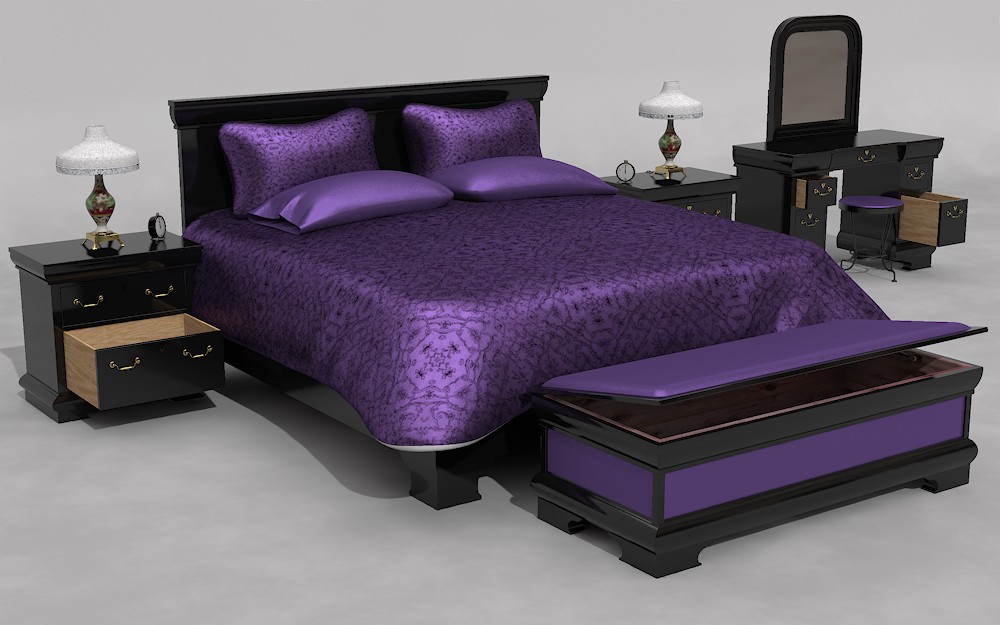 Furniture Set One, Bed by N/A