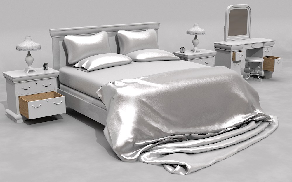 Furniture Set One, Bed by N/A