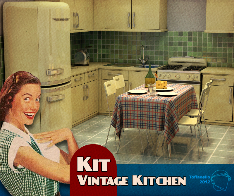 Kit Vintage Kitchen by N/A