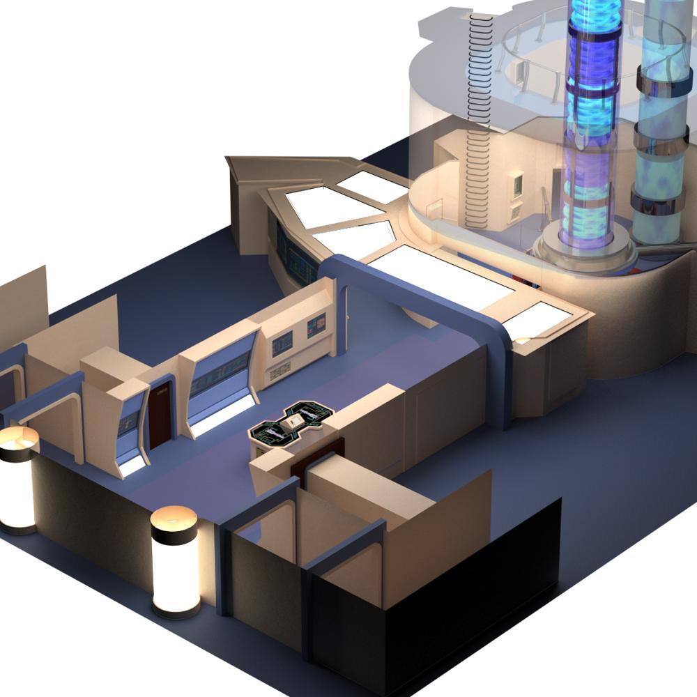 Starship Engineering Room 2 (for Poser) by N/A