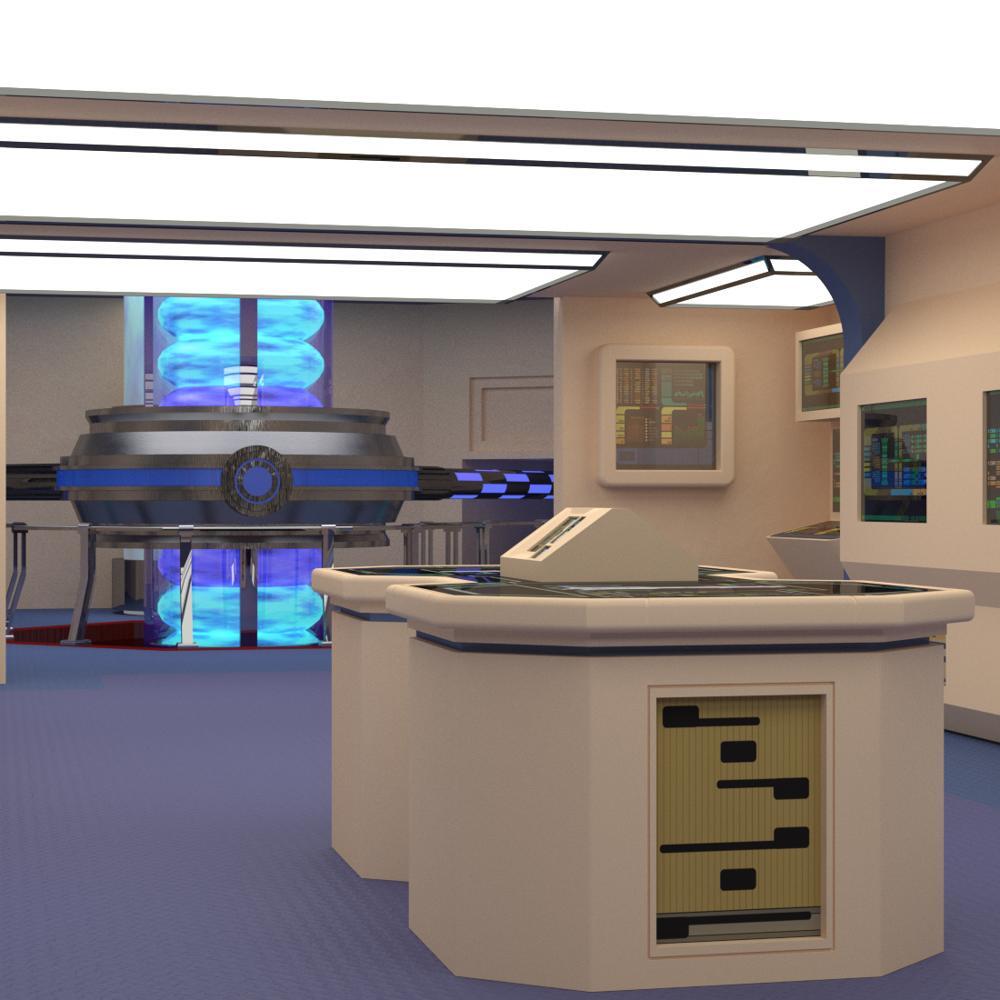 Starship Engineering Room 2 (for Poser) by N/A