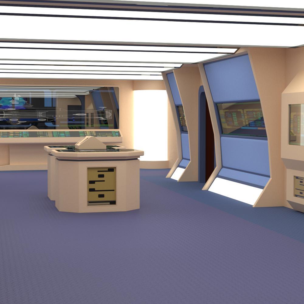 Starship Engineering Room 2 (for Poser) by N/A