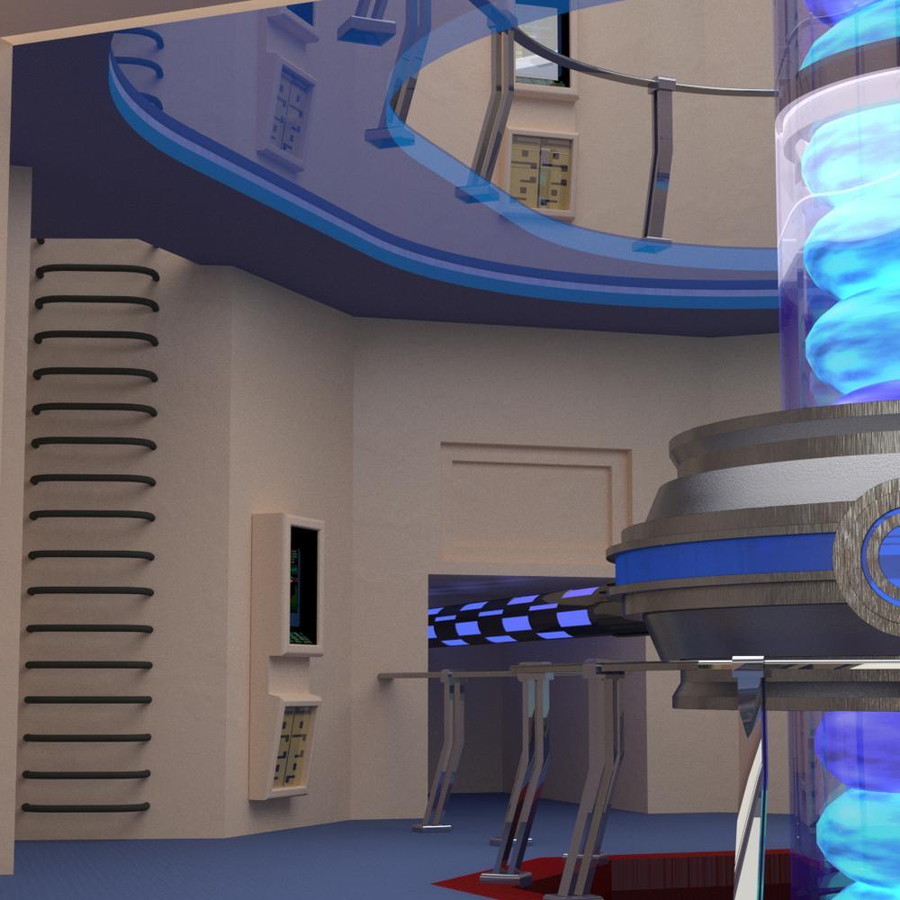 Starship Engineering Room 2 (for Poser) by N/A