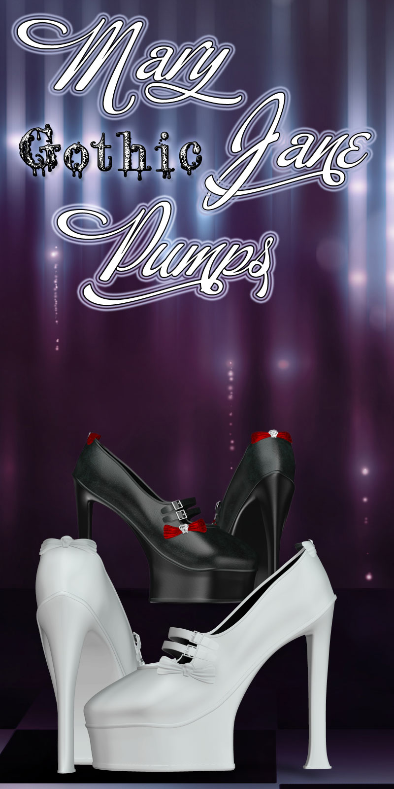 HLA Mary Jane Gothic Pumps by N/A