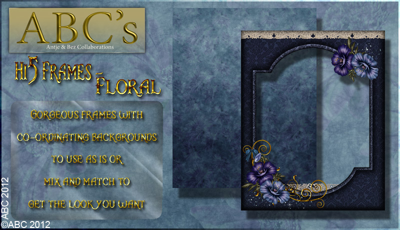 ABC - Hi5 Frames - Floral by N/A
