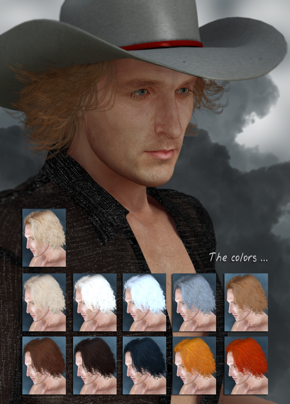 Mitchel Hair by N/A