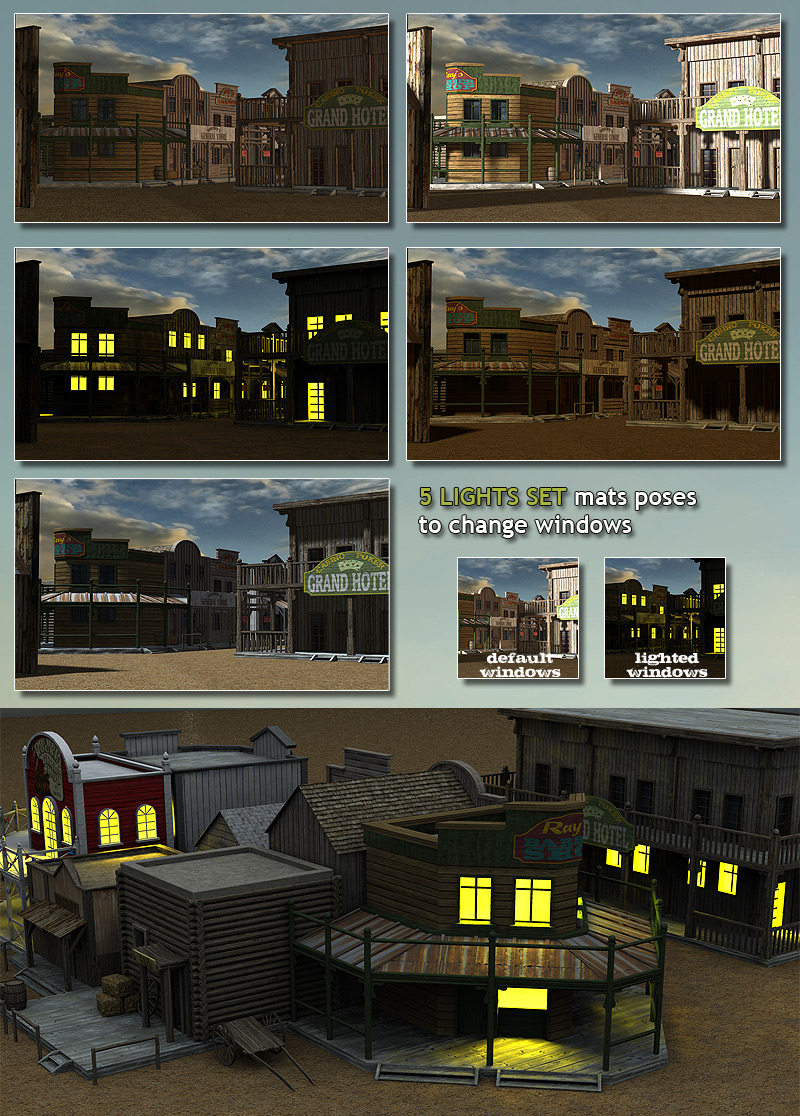 Wild West Town by N/A