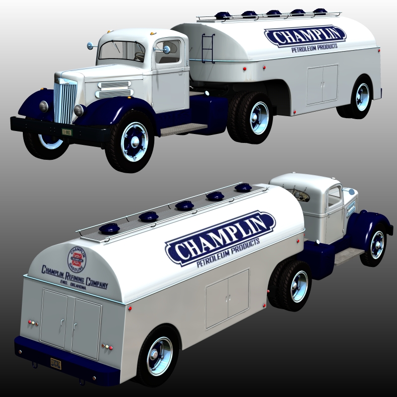 WHITE 718 1939 TANKTRAILER by N/A