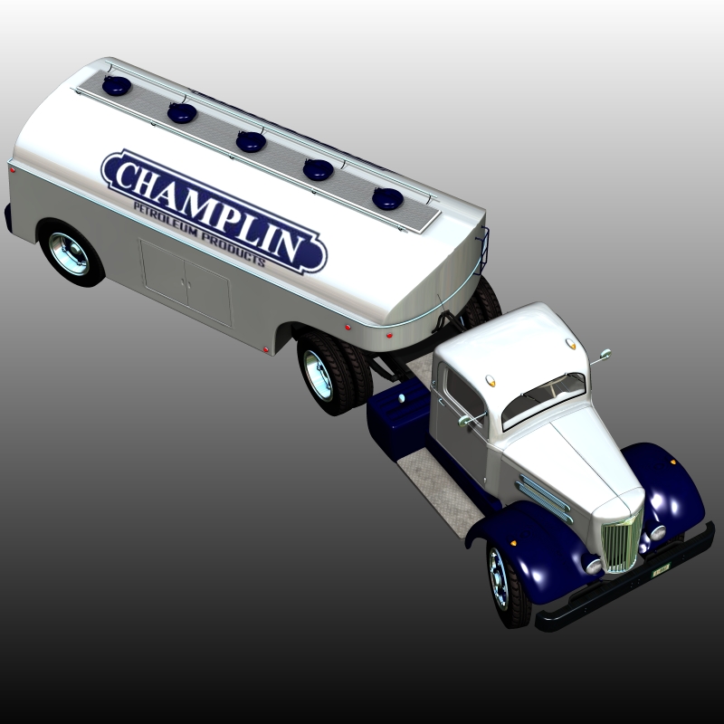 WHITE 718 1939 TANKTRAILER by N/A