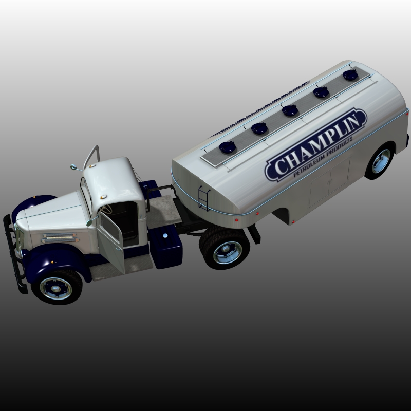 WHITE 718 1939 TANKTRAILER by N/A
