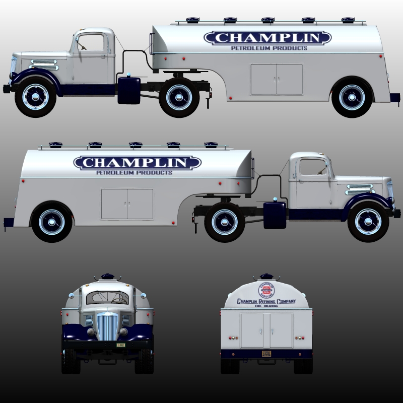 WHITE 718 1939 TANKTRAILER by N/A