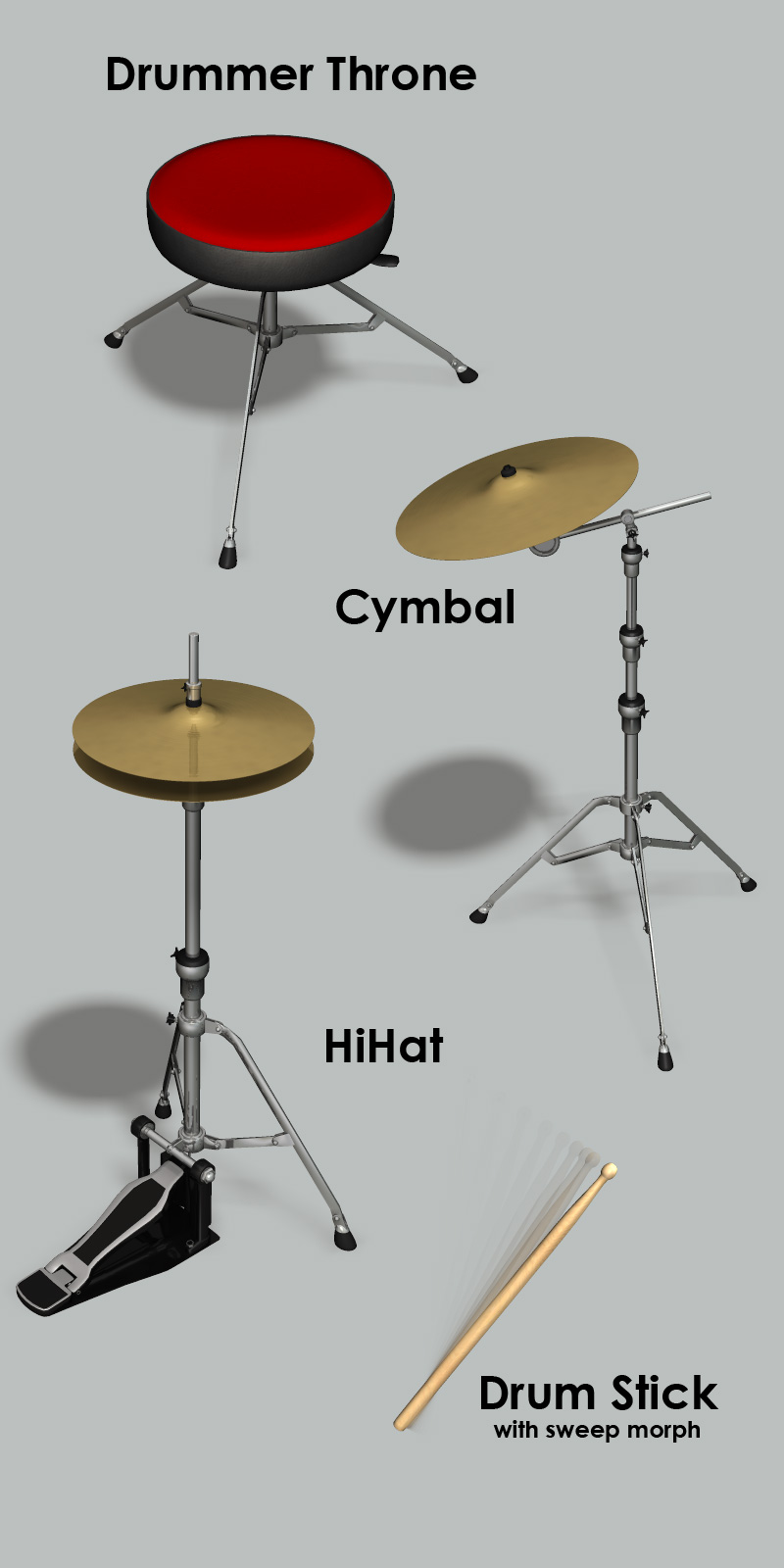 Rock School Drum Kit by N/A