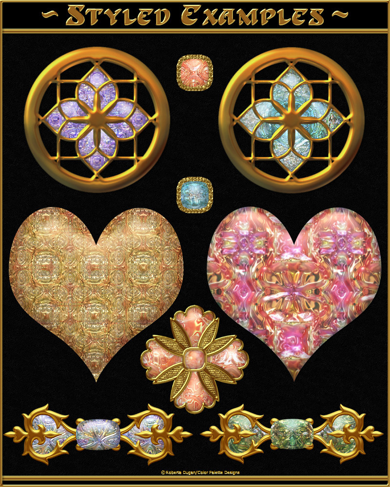 Moroccan Glass Layer Styles by N/A