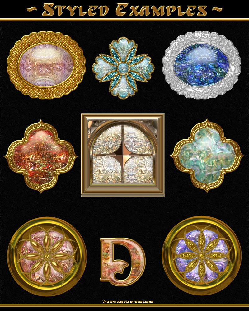 Moroccan Glass Layer Styles by N/A