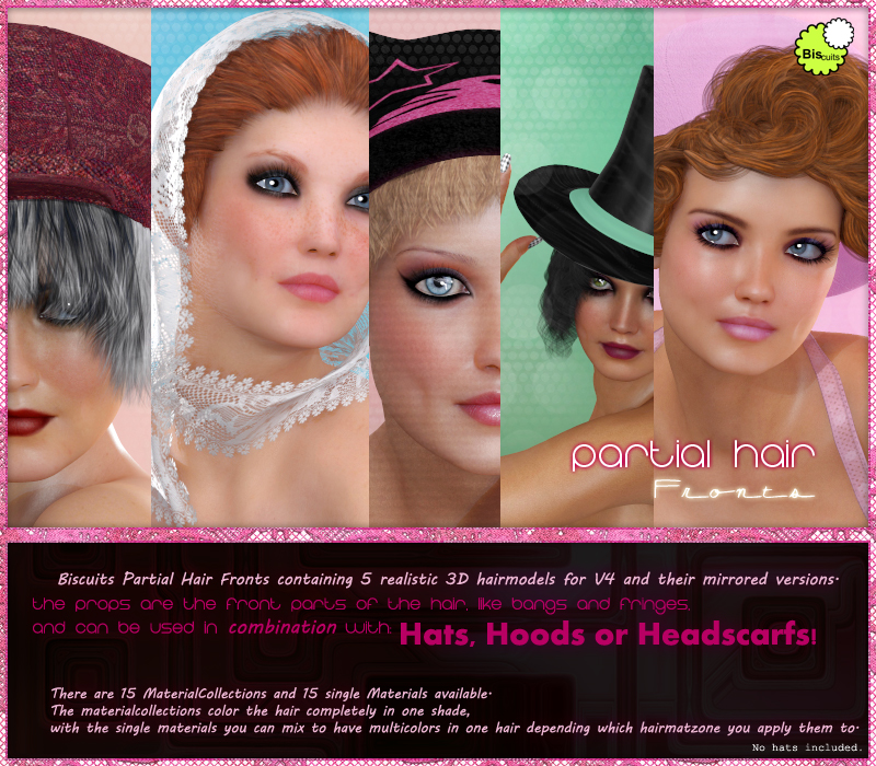 Biscuits Partial Hair Fronts by N/A