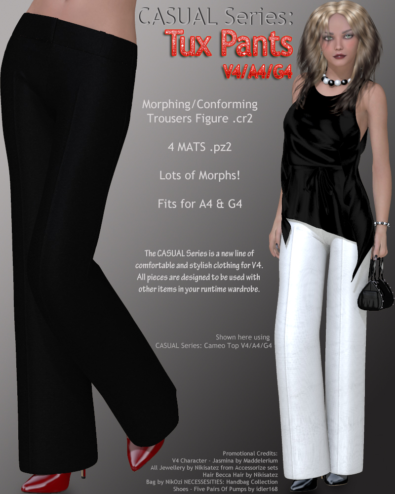 CASUAL Series: Tux Pants V4-A4-G4 by N/A