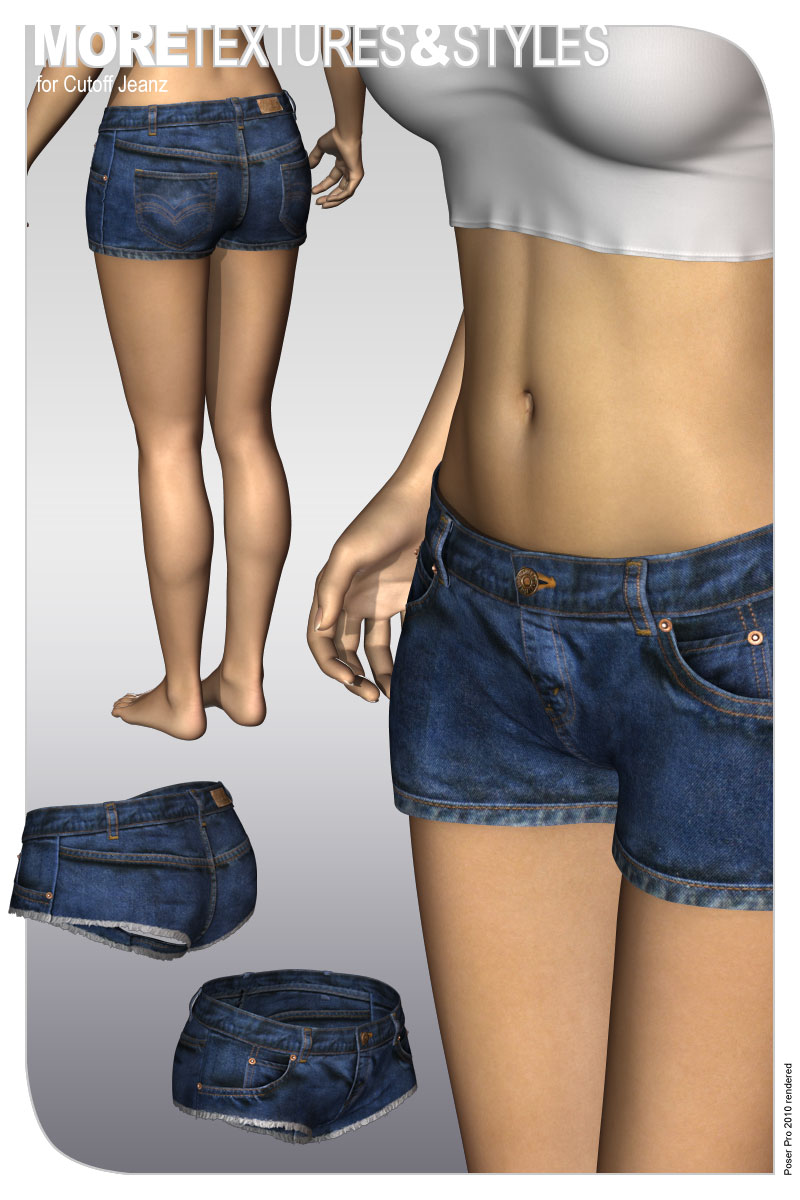 MORE Textures & Styles for Cutoff Jeanz by N/A