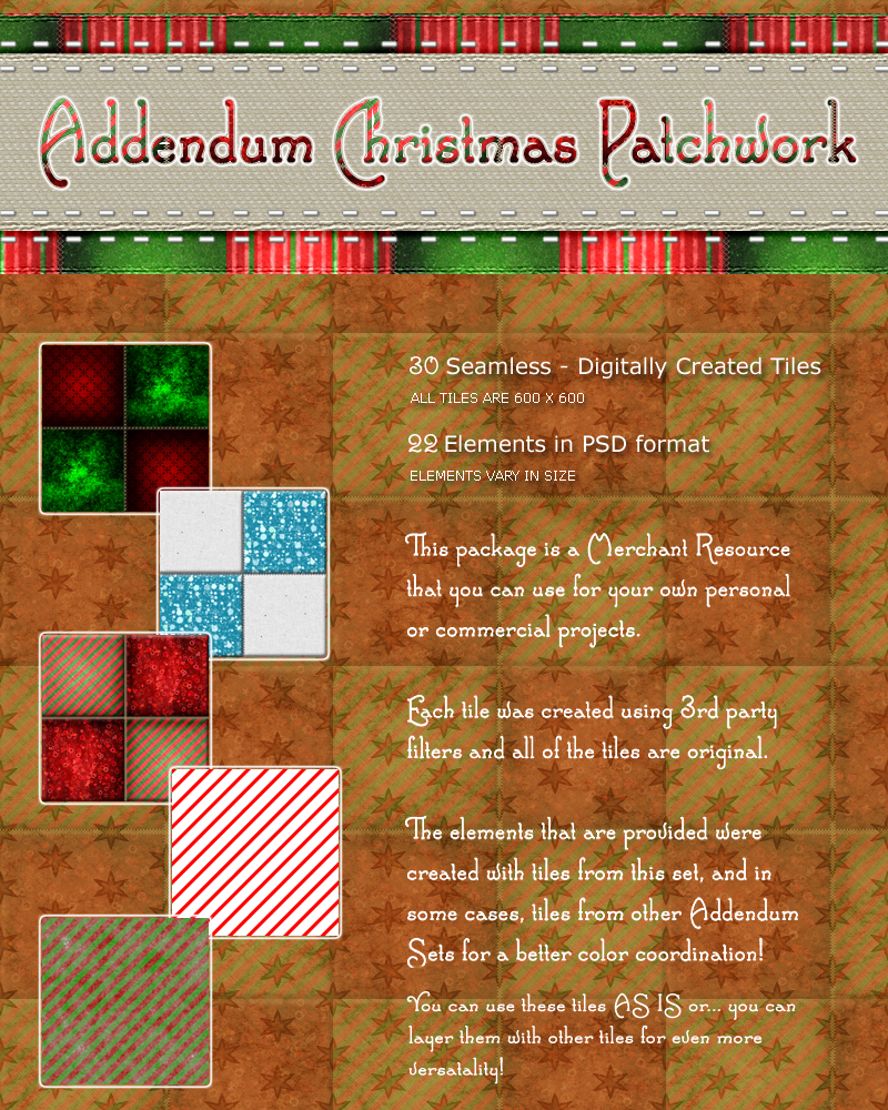 Christmas Patchwork by N/A