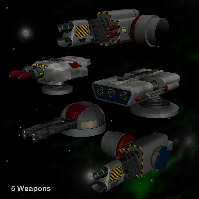 Space Ship Constructor Set 1 by N/A