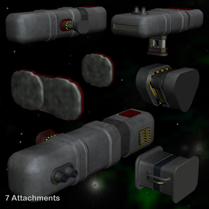 Space Ship Constructor Set 1 by N/A