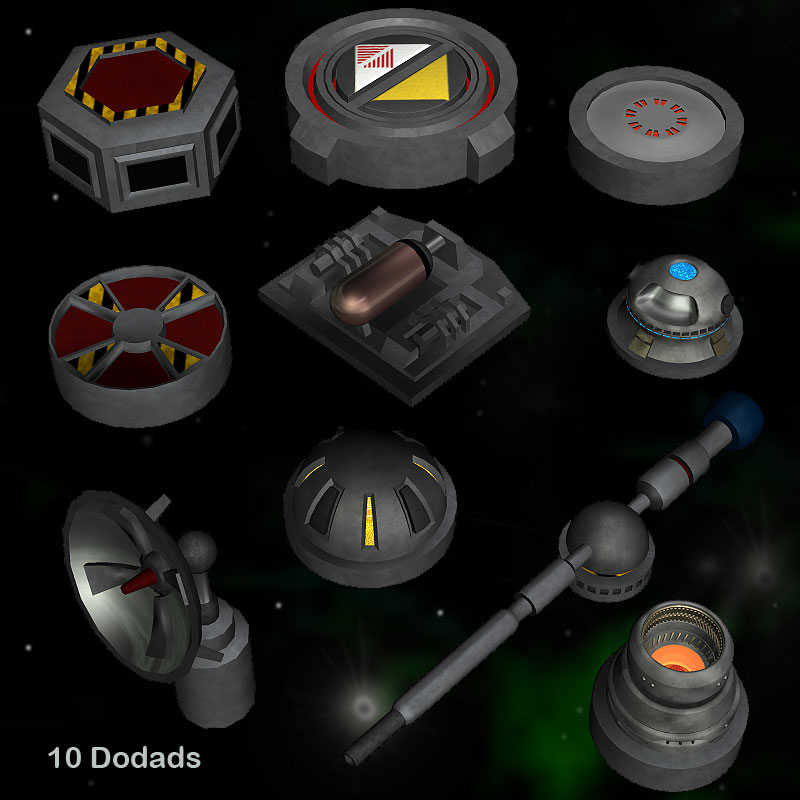 Space Ship Constructor Set 1 by N/A