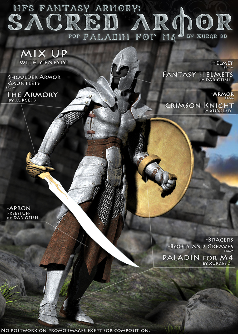 HFS Sacred Armor for Paladin M4 by N/A