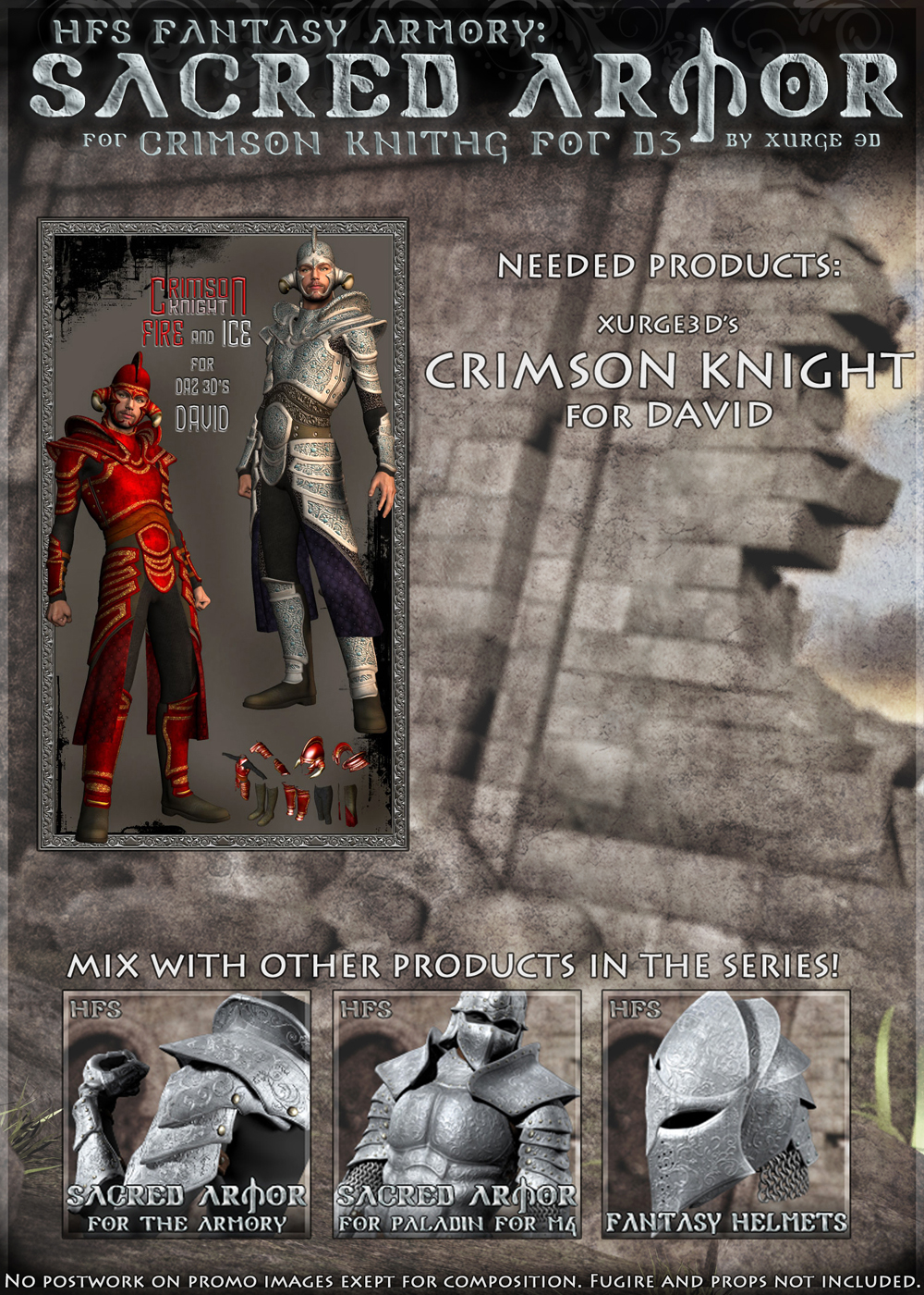 HFS Sacred Armor for Crimson Knight by N/A