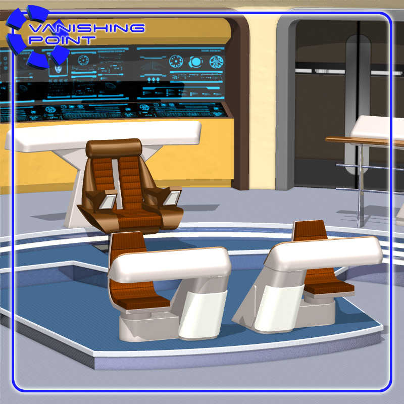 Starship Bridge 13 (for Poser) by N/A
