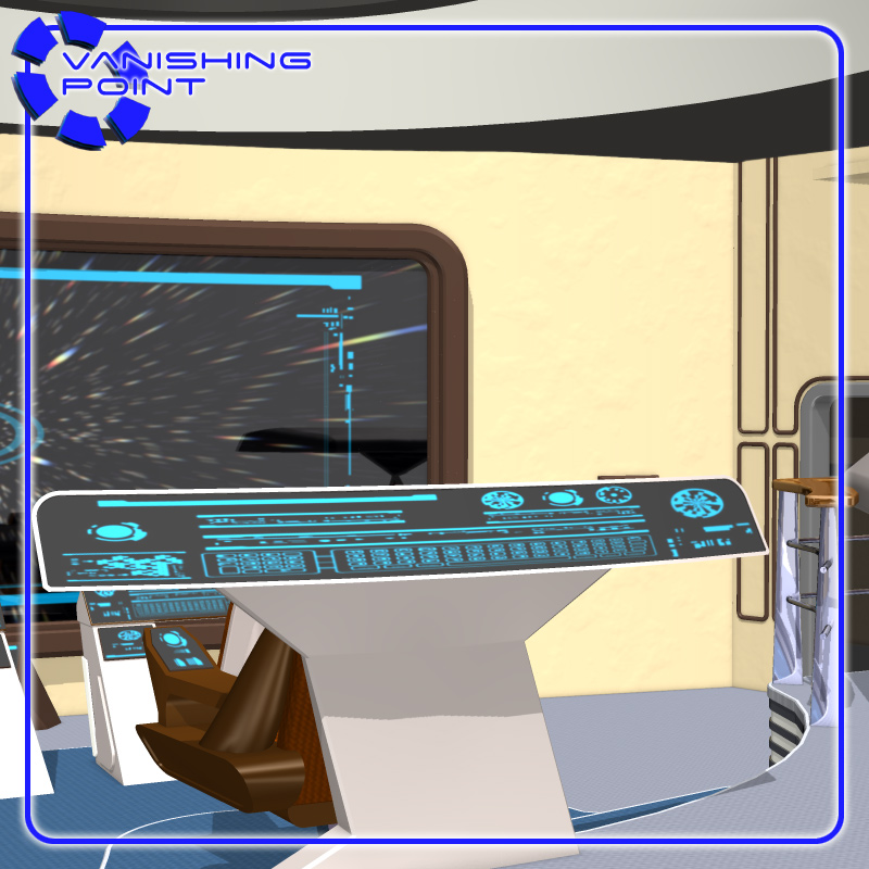 Starship Bridge 13 (for Poser) by N/A
