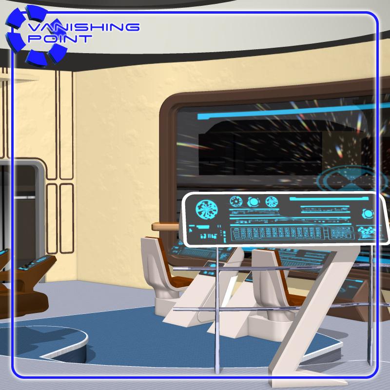 Starship Bridge 13 (for Poser) by N/A