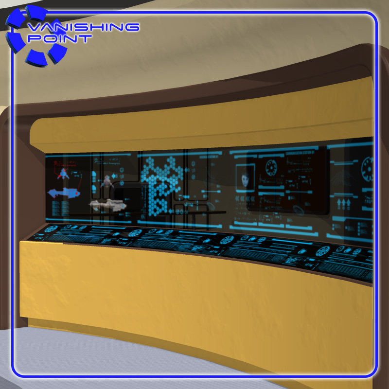 Starship Bridge 13 (for Poser) by N/A