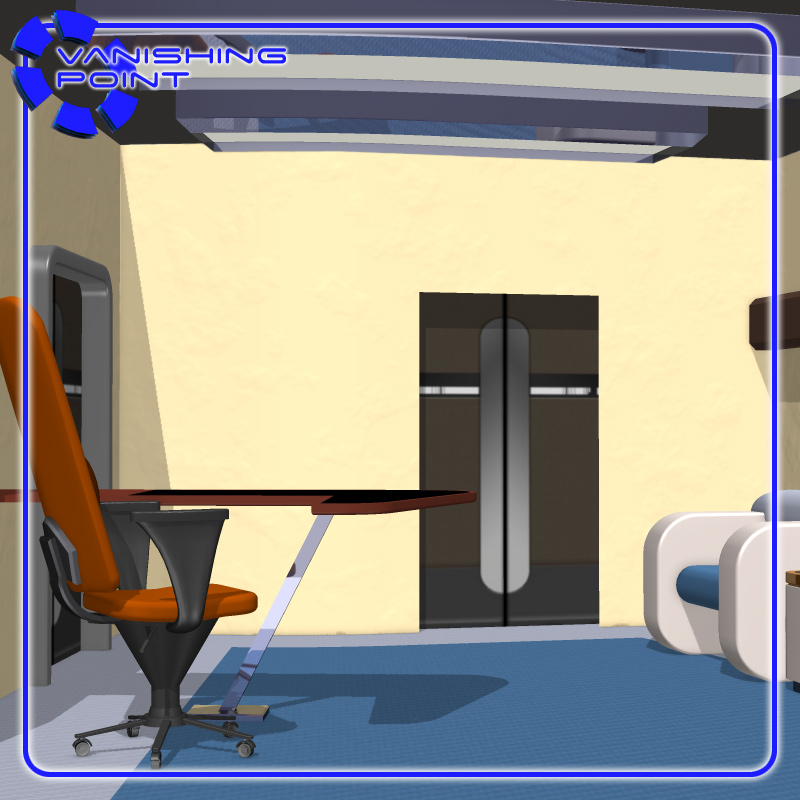 Starship Bridge 13 (for Poser) by N/A
