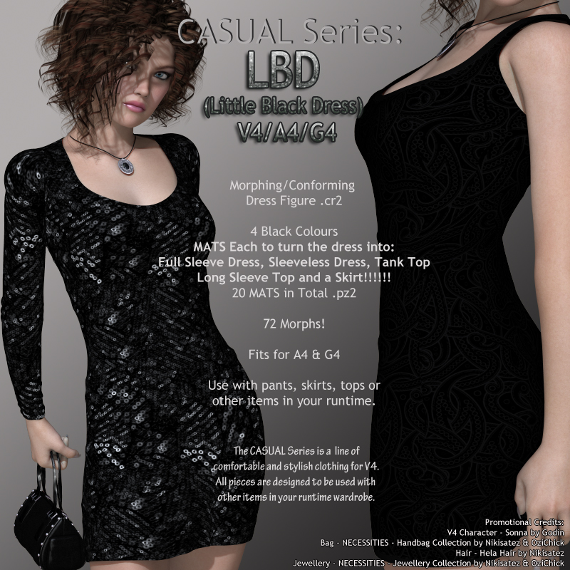 CASUAL Series: LBD V4-A4-G4 by N/A