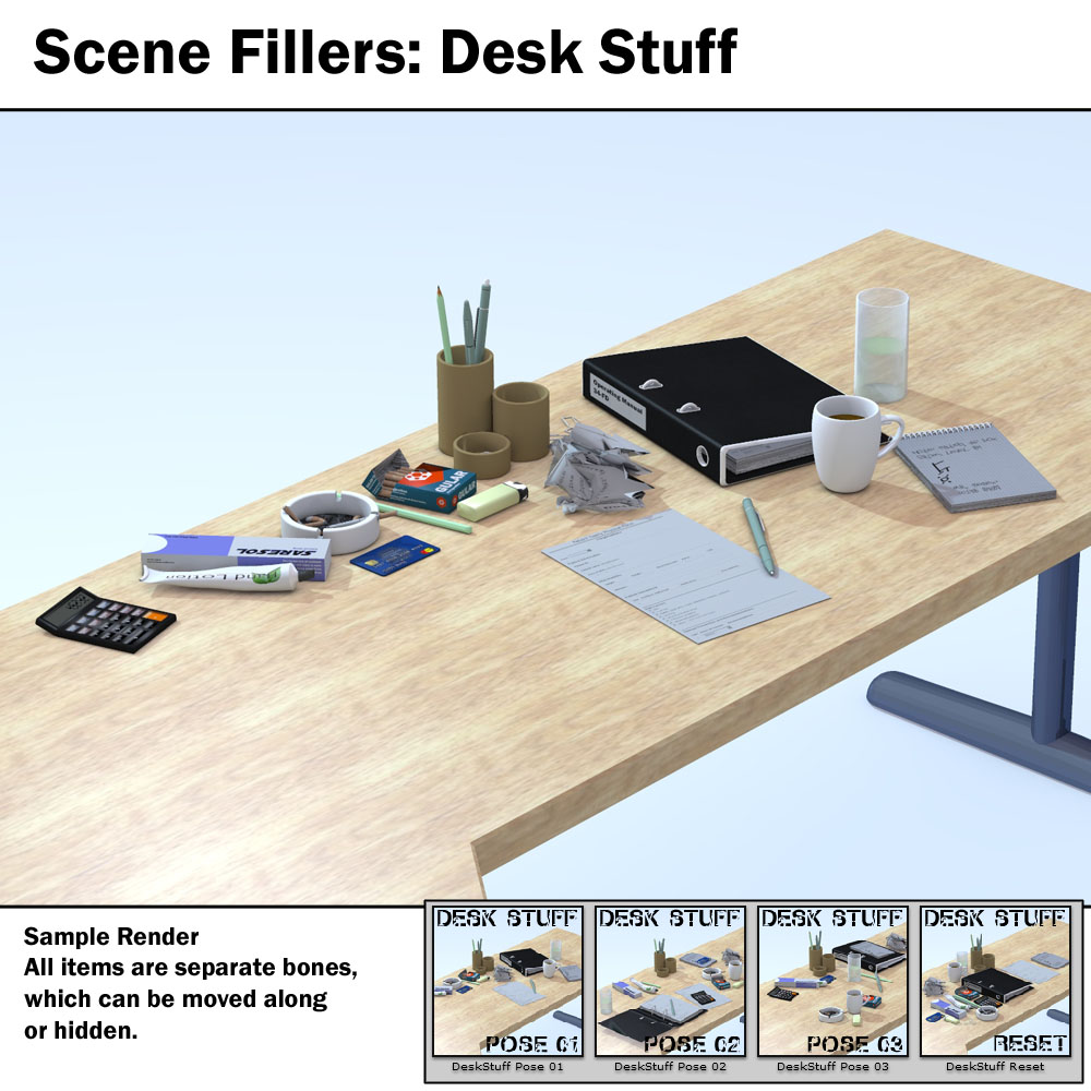 Scene Fillers - Desk Stuff by N/A