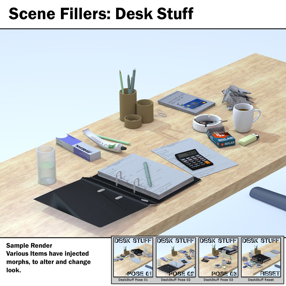 Scene Fillers - Desk Stuff by N/A