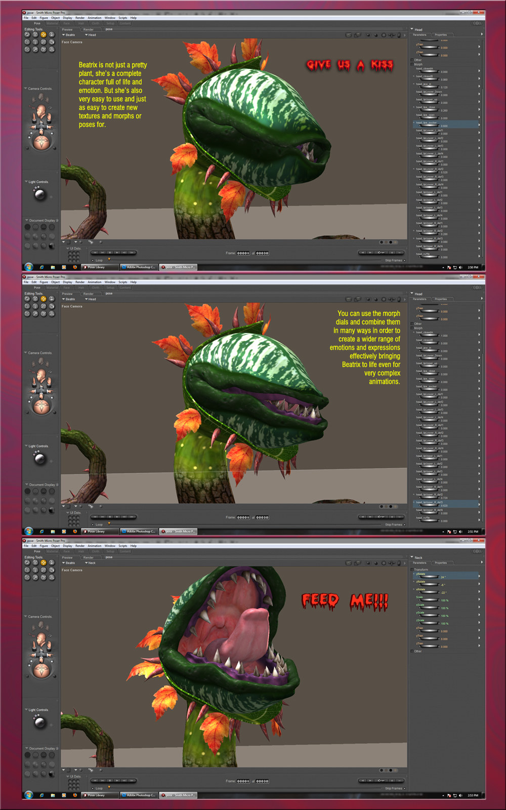 Exnem Beatrix Man Eating Plant Character by N/A